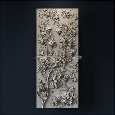 GRAPE PANEL 3D STL - 3DWave.us